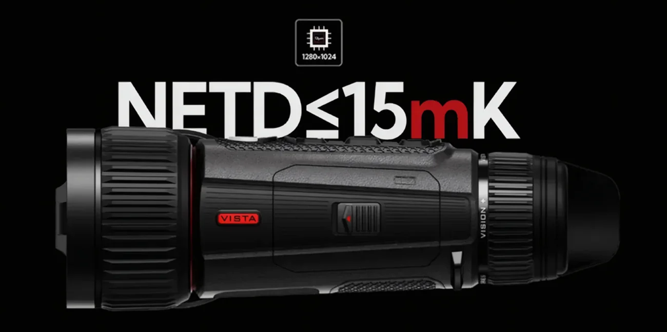 Czułość termiczna NETD poniżej 15 mK w monokularze termowizyjnym Vista S50R